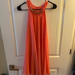 coral dress